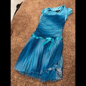 Child’s Sparkly Blue Dress